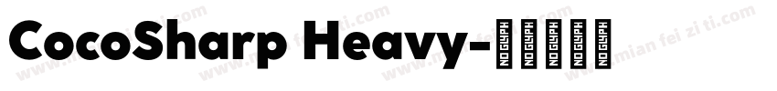 CocoSharp Heavy字体转换